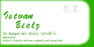 istvan bielz business card